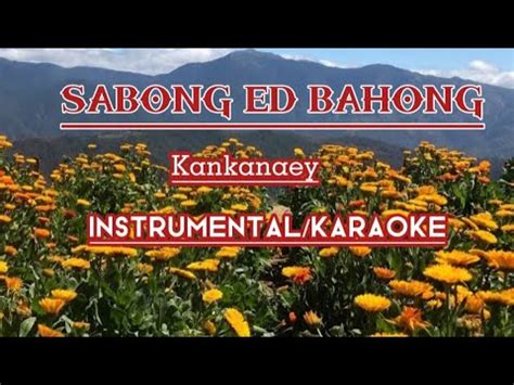 sabong ed bahong lyrics and chords|SABONG ED BAHONG (kankanaey song) karaoke version .